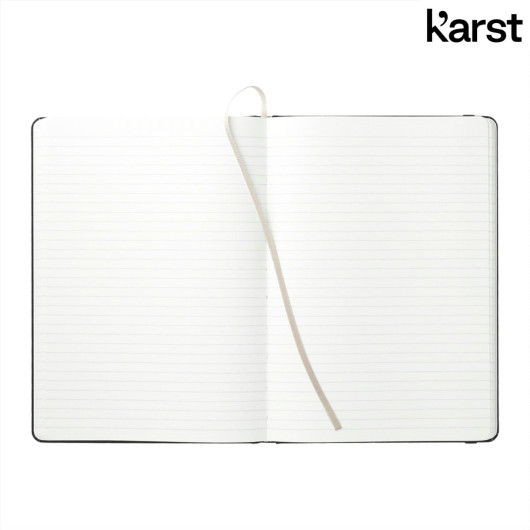 Open Ribbon Karst A5 Stone Paper Hardcover Notebook
